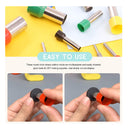 Rustark | Set Of 75 Polymer Clay Cutters | 15 Sizes | Stainless Steel And Plastic | With Round Circle Shape | Molds