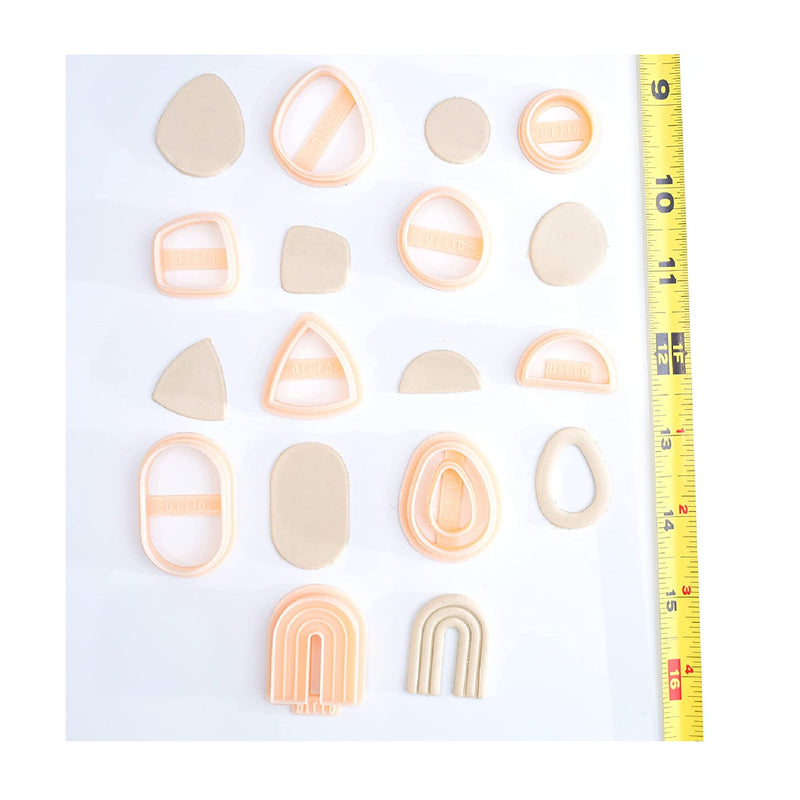 Set Of Nine Polymer Clay Cutters | The Organic Package