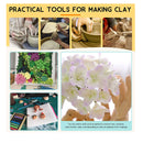 Rustark | Set Of 75 Polymer Clay Cutters | 15 Sizes | Stainless Steel And Plastic | With Round Circle Shape | Molds