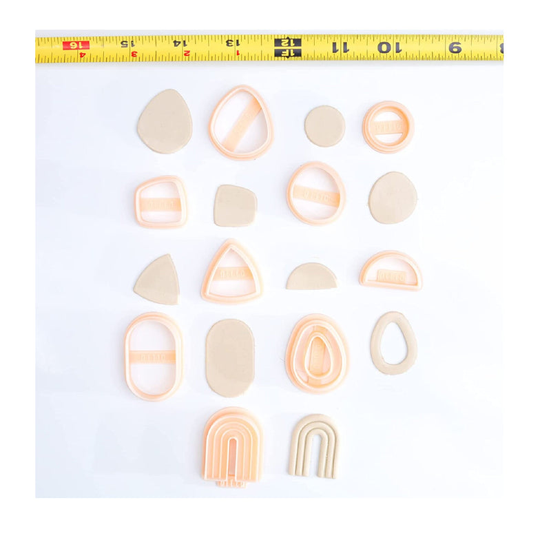 Set Of Nine Polymer Clay Cutters | The Organic Package