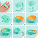 Polymer Clay 50 Colors | Modeling Clay for Kids DIY Starter Kits | Oven Baked Model Clay, Non-Toxic, Non-Sticky Sculpting Tools(50 Colors A)