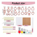 Polymer Clay Cutters Kit | 142 Pieces Plastic Clay Tools for Polymer Clay Jewelry | Jewelry Supplies |  Color Red