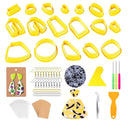 Polymer Clay Cutters | Polymer Clay Earring Kit With 18 Shapes Of Clay Cutters