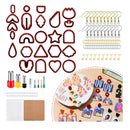 Yumbnsebr Polymer Clay Cutters For Earring Clay Cutters For Polymer Clay Jewelry Clay Earring Making Kit
