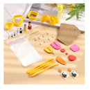 NAKOE Polymer Clay Cutters with 8 Drilling Tools | 14 Piece Sculpting Tool Set | Clay Cutters