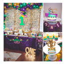 PartyWoo Purple | Green and Gold Balloons | 50 Pieces | 12 Inches | Purple Balloons | Gold Balloons |  Green Balloons Hunters