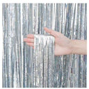 4 Pieces Foil Fringe Curtains Party Decorations Metallic Tinsel Curtains | Glitter Foil | 3.2 x 8.2 ft