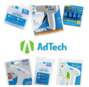 Adtech W220-14ZIP50 Clear Glue Sticks | 50 pieces