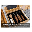 Elemental Tools 9 Piece Wood Carving Tool Set | Hook Carving Knife | Blanching Knife | Wood Carving Knife