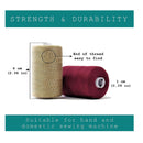 Sewing Thread 24 Polyester Threads For Hand Sewing | Quilting and Sewing Machine | 1000 Yards Per Spool Kit