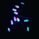 12 Pcs Candy Colors Luminous Nail DIY Bright Nail Art Glow In The Dark Phosphor Nail Glitter Sand Powder Pigment Nail Dust Fluorescent