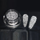 Reflective Glitter Powder | Artidicial Crystal Nail Powder | 1 Pcs Sliver Sparkling Glitter Holographic Nail Glitter Chrome Dust