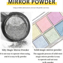 6 Colors Chrome Nail Powder |  Mermaid Neon Nail Art Pigment Powder Nail Glitter Powder Set DIY Nail Decoration