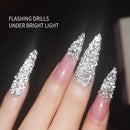 Reflective Glitter Powder | Artidicial Crystal Nail Powder | 1 Pcs Sliver Sparkling Glitter Holographic Nail Glitter Chrome Dust