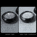 Reflective Glitter Powder | Artidicial Crystal Nail Powder | 1 Pcs Sliver Sparkling Glitter Holographic Nail Glitter Chrome Dust