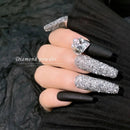 Reflective Glitter Powder | Artidicial Crystal Nail Powder | 1 Pcs Sliver Sparkling Glitter Holographic Nail Glitter Chrome Dust