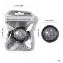 Reflective Glitter Powder | Artidicial Crystal Nail Powder | 1 Pcs Sliver Sparkling Glitter Holographic Nail Glitter Chrome Dust
