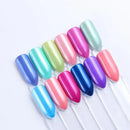 Shimmer Pearl Nail Art Glitter Pigment Powder Mirror Chrome Nail Powder Dipping Super-fine Rub On Nails Colorful Sparkle Pearl Powder Nail