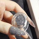 Reflective Glitter Powder | Artidicial Crystal Nail Powder | 1 Pcs Sliver Sparkling Glitter Holographic Nail Glitter Chrome Dust