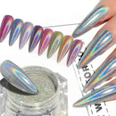 Nail Powder Laser | Shimmer Gel Polish Flakes For Manicure And Nail Pigment Glitter Dust For Salon Home Nail Art DIY Decor