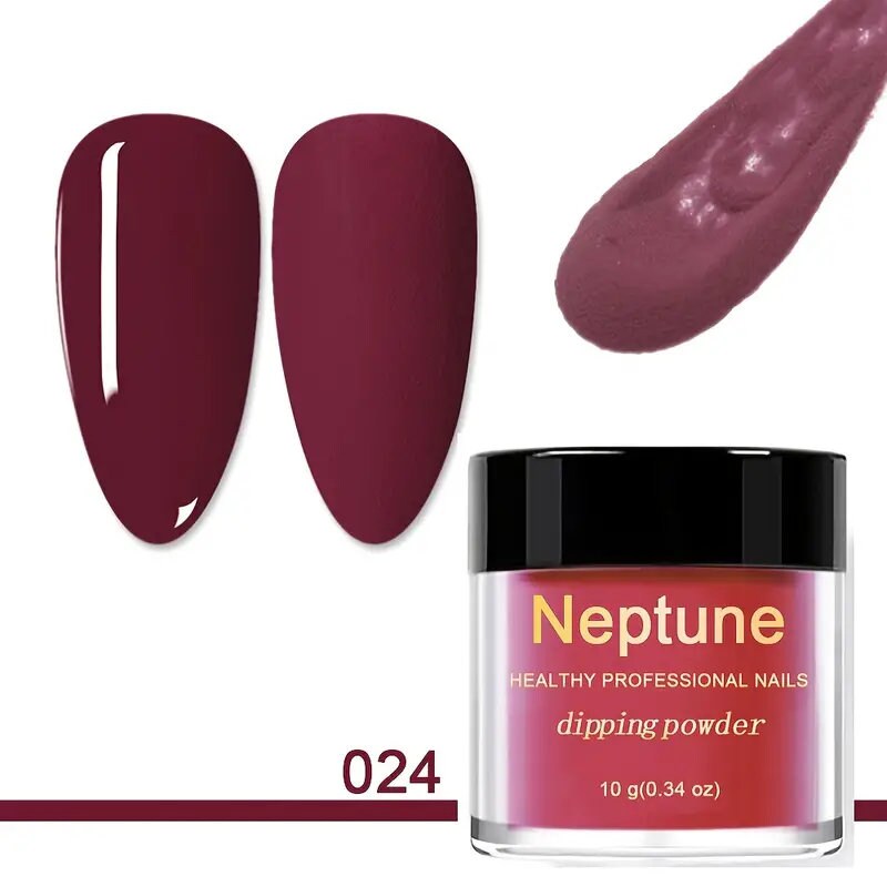 Burgundy Dipping Powder Nail For All Season For DIY At Home And Salon | Ideal Gift For Ladies 10g