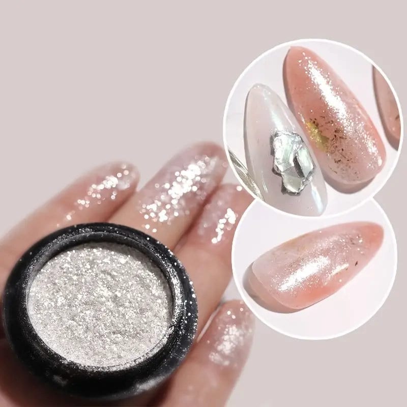 Nail Gloss Powder Glitter Powder | Highlight Dazzling Powder For Lip Gloss Nail Polish Decoration For DIY Manicure