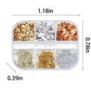 6 Colors Aurora Nail Powder Pigment Chrome Mirror Glitter Holographic Nail Art Sequins Chameleon Rubbing Dust Manicure
