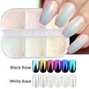 6 Colors Aurora Nail Powder Pigment Chrome Mirror Glitter Holographic Nail Art Sequins Chameleon Rubbing Dust Manicure