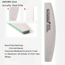 8 Pcs Nail File Set Professional Nail Care Manicure Tools Multi Grit Sanding Polishing Files Sponge Buffer Limas Slim Kit Nails Accessories