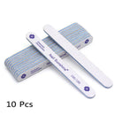 10 Pcs Nail Buffer Block Boat Nail Files For Manicure Pedicure Buffing Sanding Files Professional Nail Art Polishing Tool