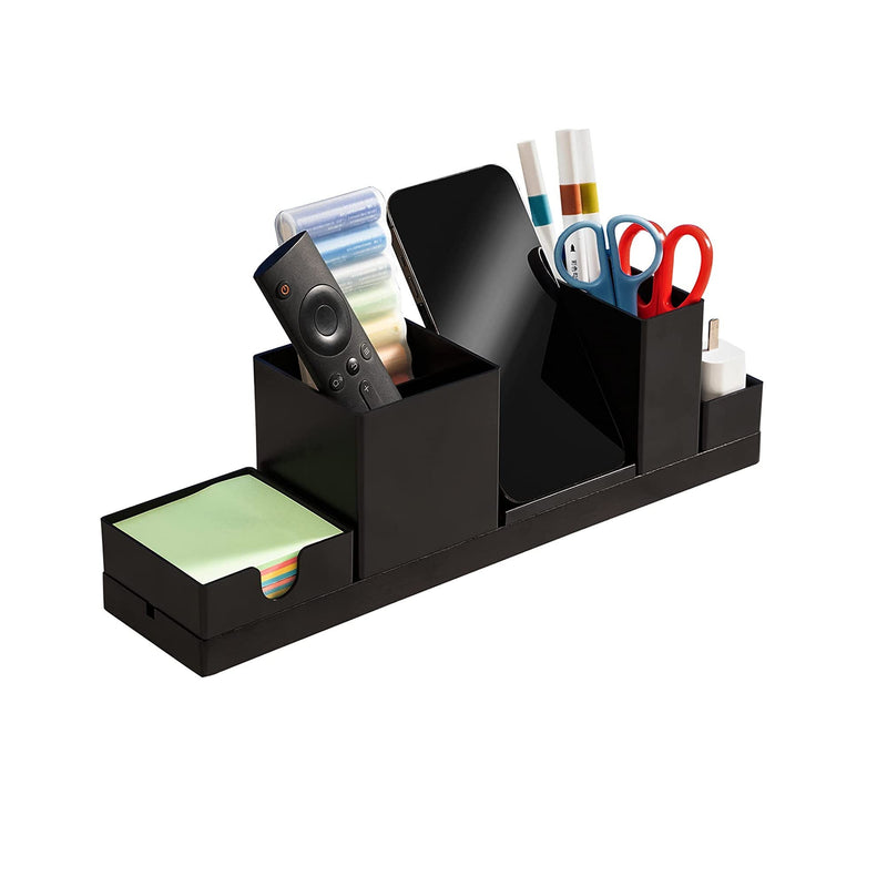 NCHONHONG Desk Organizers with Adjustable Pen Holder | Pencil Cup Pencil Holder | Phone Stand | Sticky Note Tray and Office Supplies