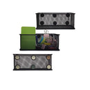 EASEPRES Magnetic Pencil Holder Set of 3 | Black Wire Mesh Storage Baskets Organizer with Strong Magnets