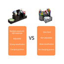 NCHONHONG Desk Organizers with Adjustable Pen Holder | Pencil Cup Pencil Holder | Phone Stand | Sticky Note Tray and Office Supplies