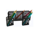 Magnetic Pencil Holder Organizer -3 Generous Compartments Magnetic Storage Basket Organizer and 2 Magnetic Mesh Pen Cups