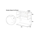 HIIMIEI Dry Erase Marker Holder for Whiteboard | Wall Mounted 2-Tier 10-Slot Clear