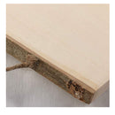 SD-RUAN TRADER Wooden Plaque For Craft Decoration | Blank Wood Board And Original Bark For Home Decor And Crafts Instruction Sign