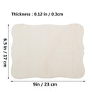 JANOU 3 Unfinished Wood Signs | Blank Wooden Hanging Plaque | Craft Project | Wooden Sign With Rope Door