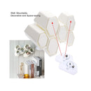 BTSKY Hexagonal Creative Pen Holder | Pen Container | Brush Pot | Combination Desktop Storage Organizer Desk Decoration