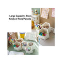 BTSKY Hexagonal Creative Pen Holder | Pen Container | Brush Pot | Combination Desktop Storage Organizer Desk Decoration
