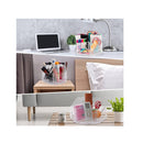 Pen Holder for Desk | Marker Organizer 360-degree Rotating Pen Organizer with 6 Compartments