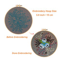 Louise Maelys Embroidery Starter Kit | Full Range Flowers Cross Stitch Kits For Beginners