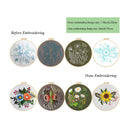 Louise Maelys | Set of 4 Pattern Embroidery Starters for Beginners and Adults | Full Range Of Cross Stitch Kit