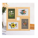 Louise Maelys | Set of 4 Pattern Embroidery Starters for Beginners and Adults | Full Range Of Cross Stitch Kit