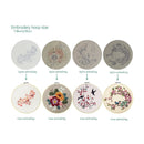 Set Of 4 Full Range Embroidery Kits For Beginners Stamped Embroidery Kit Including Embroidery Fabric | Set 2