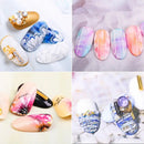 6 Pcs Purple Nail Art Brush Set | Nail Art Tips Builder Brush UV Gel Acrylic Nail Brush Nail Painting Brush Pen | Nail Art Design Painting