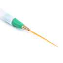 3 Pcs Nail Art Brushes For Manicure Gel With White Handle Soft Head Drawing Dotting Stripe Pattern DIY Creative Craft Nail Art Pen