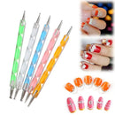 20 Pcs Nail Art Brushes Set With 15 Pcs Nail Gel Brushes And 5 Pcs 2 Way Nail Drill Pen | Manicure Design Tools