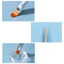 5PCS Nail Art Brushes Blue Nail Liner Brush Gradient Tools Nail Carving French Nails Nail Drawing Pen For Gel Polish Manicure Salon DIY At