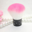 Nail Dust Brush Clean Brush Mushroom Head Round Head Brush Nail Art Dust Cleaning Soft Hair Nail Tool Nail Brush Nail Clean Brush