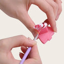 7 Pcs Purple Nail Brushes Set Nail Painting Brushes Nail Art Pen Acrylic Nail Supplies Manicure Tool